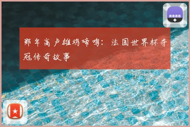 那年高卢雄鸡啼鸣：法国世界杯夺冠传奇故事
